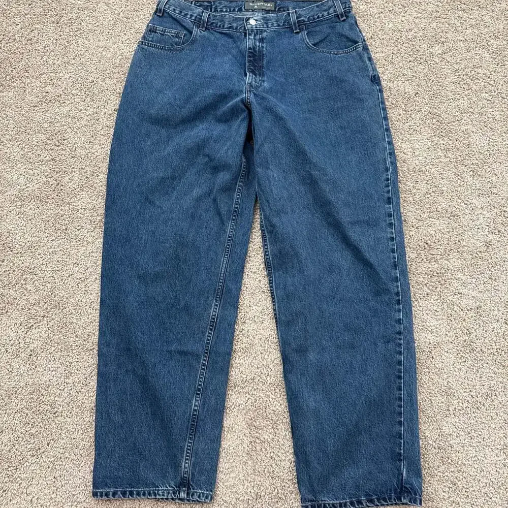 Vintage Levi's SilverTab Loose Fit Baggy Denim Jeans 36x33‎ EUC Skate